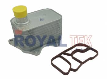 ENFRIADOR DE ACEITE ROYALTEK AUDI A3 / A4 / A5 / Q5 1.8 / 2.0T TSI / TFSI / AUDI TT / VOLKSWAGEN AMAROK 2010-2015 / BEETLE 2012-2015 / GOLF MK6 2008-2013 PASSAT / SCIROCCO 2008-2014 / SHARAN 2011-2015 / TIGUAN --- OEM 06J117021D 06J117021J 06J117021P